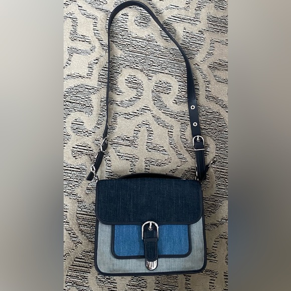 Michael Kors Cooper Denim tricoloured purse - Picture 2 of 15